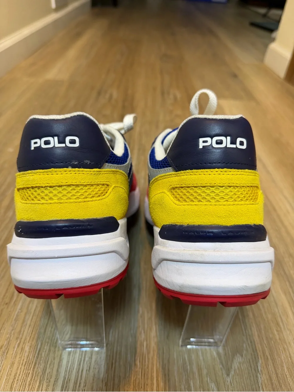 Polo Ralph Lauren Men’s Size 11 Multicolor Leather Suede Sneakers